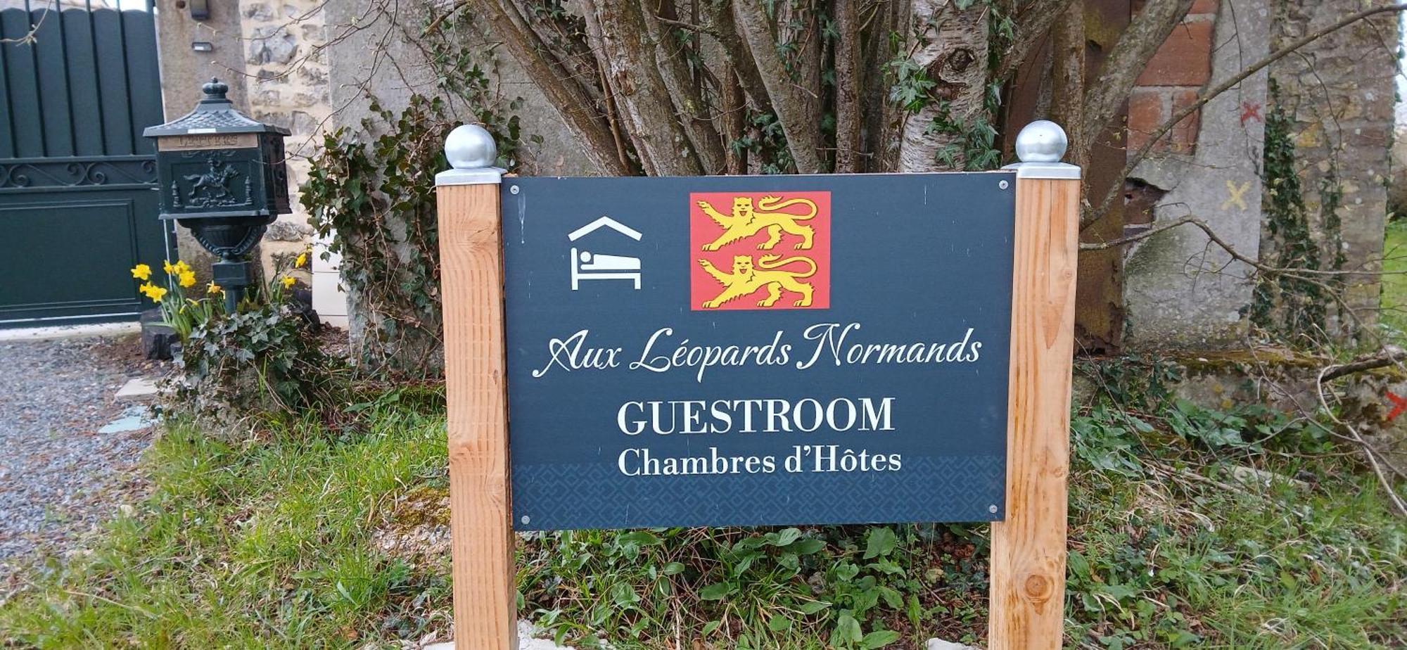 Ferme Aux Leopards Normands Bed and Breakfast Mandeville-en-Bessin Eksteriør billede